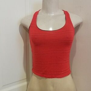 SPARKLE & FADE RED CROP TOP SIZE SMALL